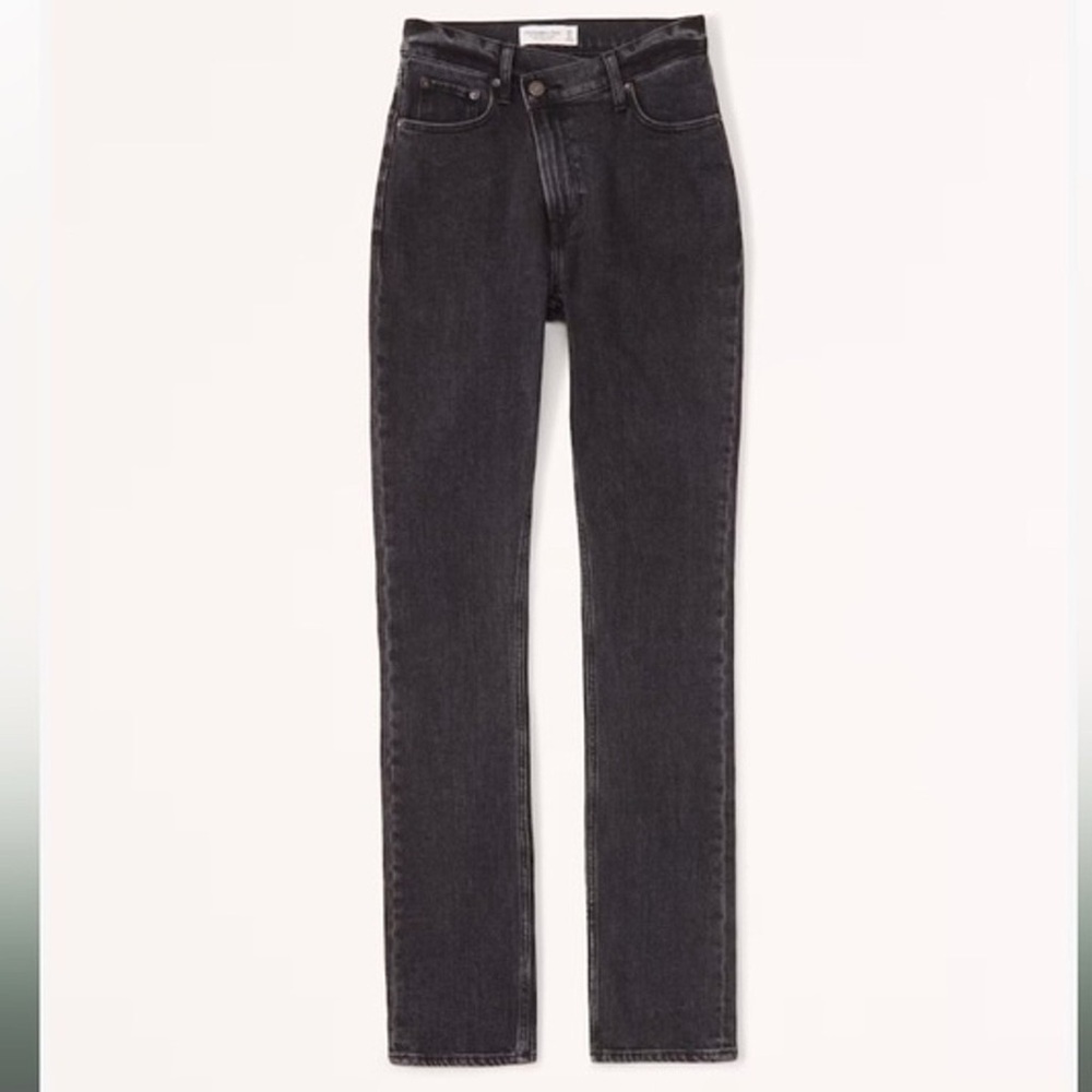 Abercrombie & Fitch The 90s Slim Straight Ultra High Rise Size 26/2 Boho Chic